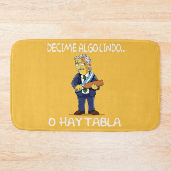 Item preview, TELL ME SOMETHING NICE OR THERE IS A TABLE - ALBERTO FERNANDEZ designed and sold by MechanicalART.