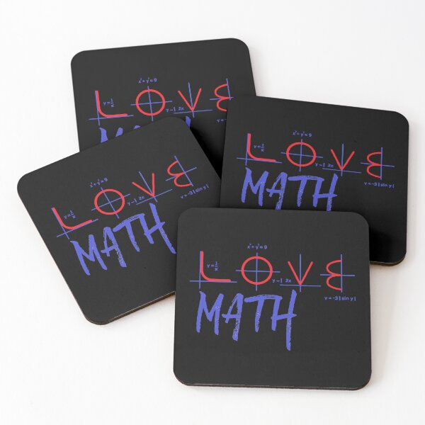 Item preview, love math, Mathematical equations designed and sold by Numbers-Art.