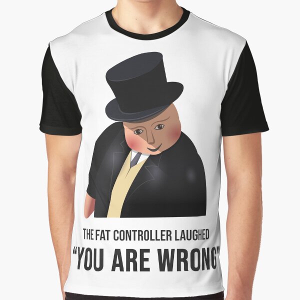 Artikel-Vorschau von Fat Controller Meme T-Shirt, designt und verkauft von TeeMonsters.