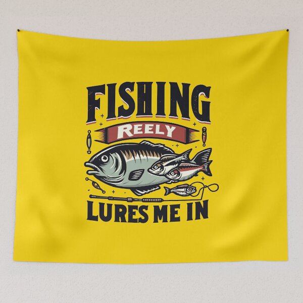 Item preview, Fishing Reely Lures Me In designed and sold by Sheilagotthings.
