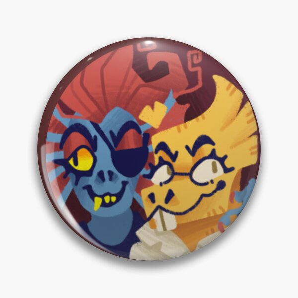 Artikelvorschau, Undyne and Alphys button entworfen und verkauft von Daeodude-RB.