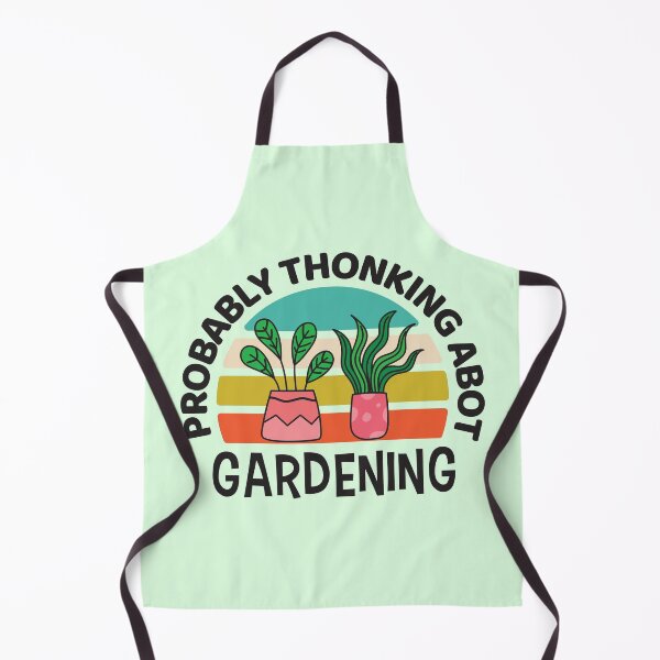 Item preview, Funny Gardener mom saying , Probably thinking about gardening - retro design for Organic Gardening lover designed and sold by Fokma.