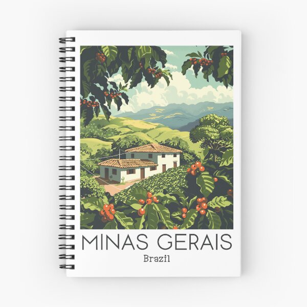 Item preview, A Vintage Travel Illustration of Minas Gerais - Brazil  designed and sold by GoodOldVintage.