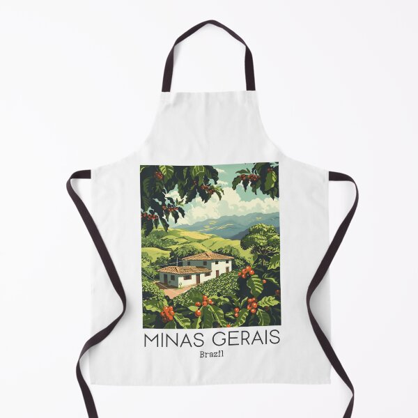 Item preview, A Vintage Travel Illustration of Minas Gerais - Brazil designed and sold by GoodOldVintage.