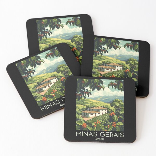 Item preview, A Vintage Travel Illustration of Minas Gerais - Brazil  designed and sold by GoodOldVintage.