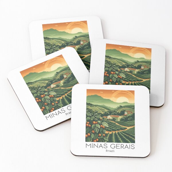 Item preview, A Vintage Travel Illustration of Minas Gerais - Brazil  designed and sold by GoodOldVintage.