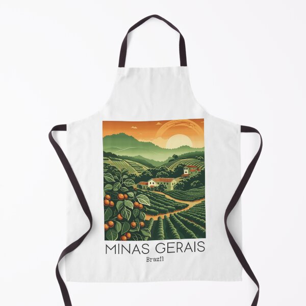 Item preview, A Vintage Travel Illustration of Minas Gerais - Brazil designed and sold by GoodOldVintage.