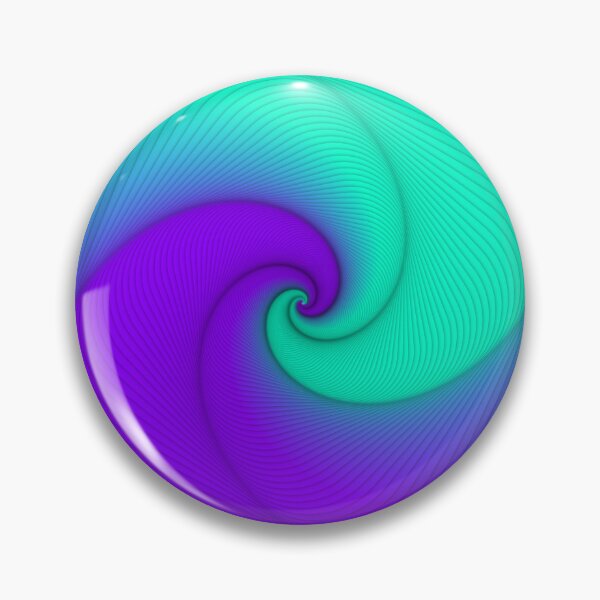 Item preview, Purple and Green Spiral Digital Design designed and sold by jwturcott.