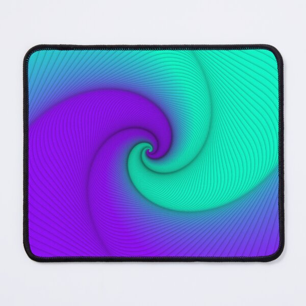 Item preview, Purple and Green Spiral Digital Design designed and sold by jwturcott.
