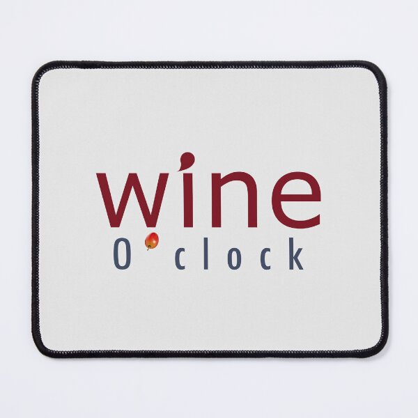 Item preview, Fun Wine O'clock Typography Art Red Purple Grey  designed and sold by WD-Artist.
