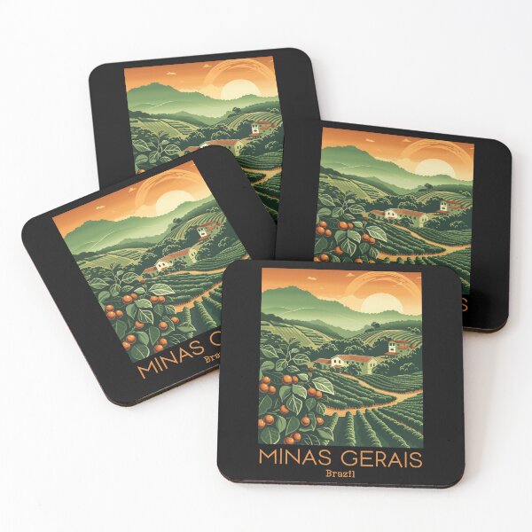 Item preview, A Vintage Travel Illustration of Minas Gerais - Brazil  designed and sold by GoodOldVintage.