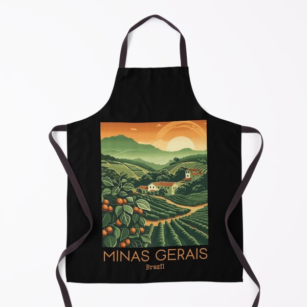Item preview, A Vintage Travel Illustration of Minas Gerais - Brazil designed and sold by GoodOldVintage.