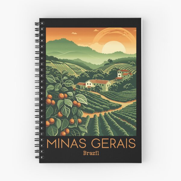 Item preview, A Vintage Travel Illustration of Minas Gerais - Brazil  designed and sold by GoodOldVintage.