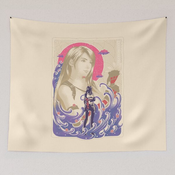 Item preview, Great Wave Tifa FFVII designed and sold by Hypertwenty Designs.