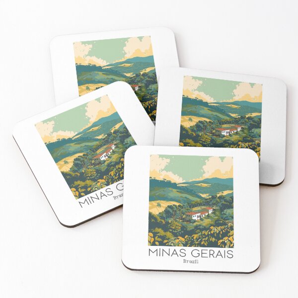 Item preview, A Vintage Travel Illustration of Minas Gerais - Brazil  designed and sold by GoodOldVintage.