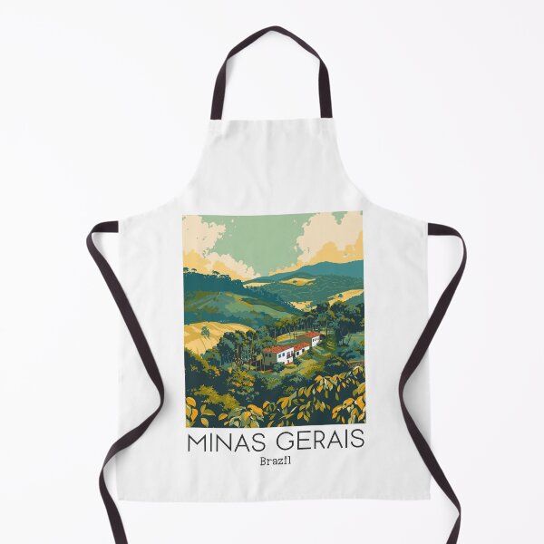 Item preview, A Vintage Travel Illustration of Minas Gerais - Brazil designed and sold by GoodOldVintage.