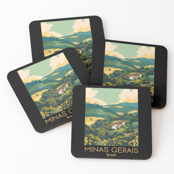 Item preview, A Vintage Travel Illustration of Minas Gerais - Brazil  designed and sold by GoodOldVintage.