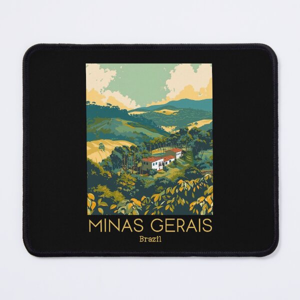Item preview, A Vintage Travel Illustration of Minas Gerais - Brazil designed and sold by GoodOldVintage.