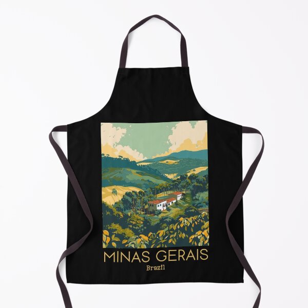Item preview, A Vintage Travel Illustration of Minas Gerais - Brazil designed and sold by GoodOldVintage.