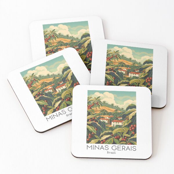 Item preview, A Vintage Travel Illustration of Minas Gerais - Brazil  designed and sold by GoodOldVintage.