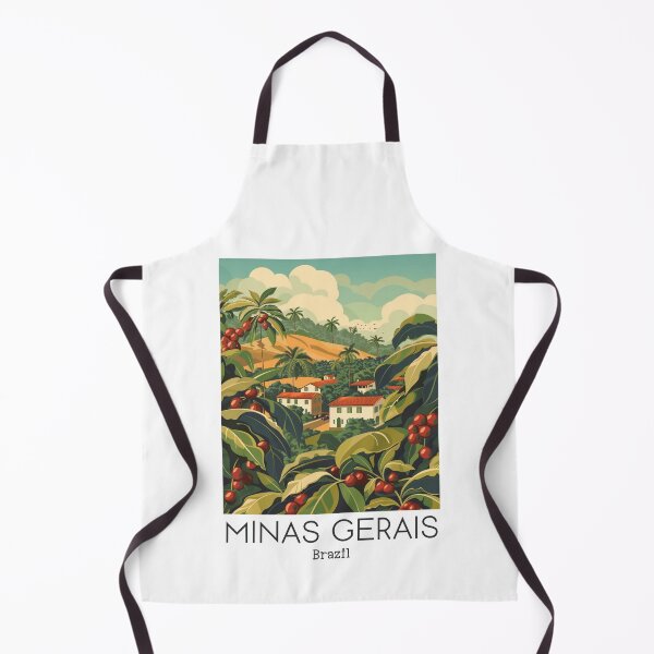 Item preview, A Vintage Travel Illustration of Minas Gerais - Brazil designed and sold by GoodOldVintage.