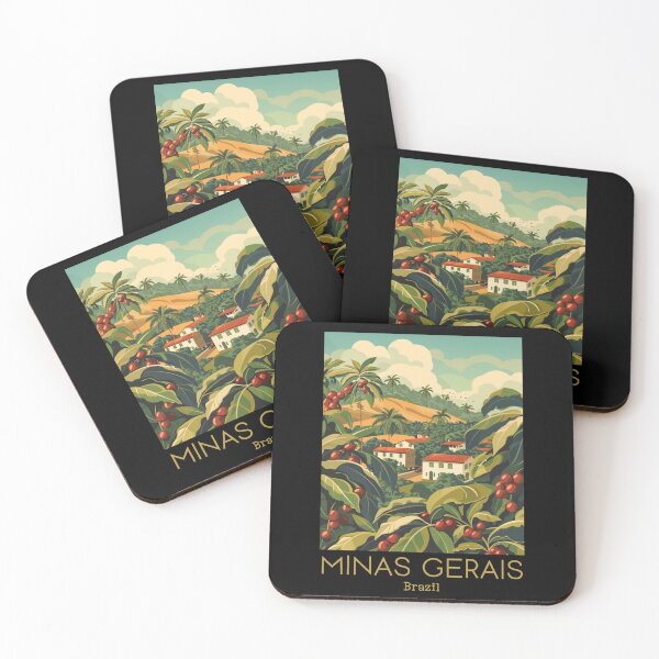Item preview, A Vintage Travel Illustration of Minas Gerais - Brazil  designed and sold by GoodOldVintage.