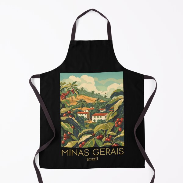 Item preview, A Vintage Travel Illustration of Minas Gerais - Brazil designed and sold by GoodOldVintage.