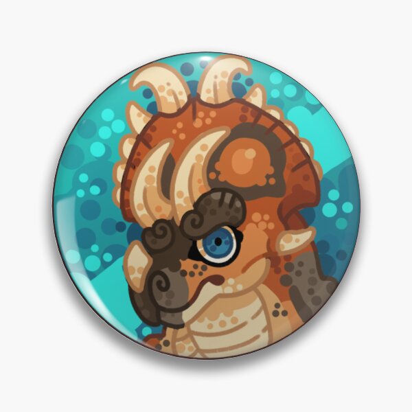 Artikelvorschau, Ceratopsian button  entworfen und verkauft von Daeodude-RB.