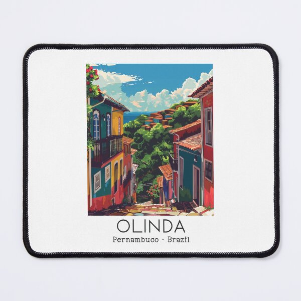 Item preview, A Vintage Travel Illustration of Olinda - Pernambuco - Brazil  designed and sold by GoodOldVintage.