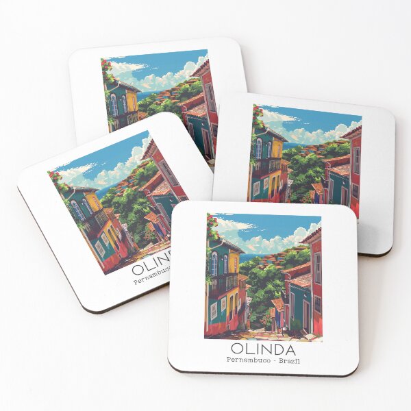 Item preview, A Vintage Travel Illustration of Olinda - Pernambuco - Brazil  designed and sold by GoodOldVintage.