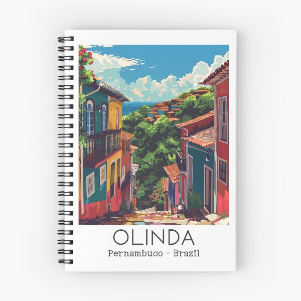 Item preview, A Vintage Travel Illustration of Olinda - Pernambuco - Brazil  designed and sold by GoodOldVintage.