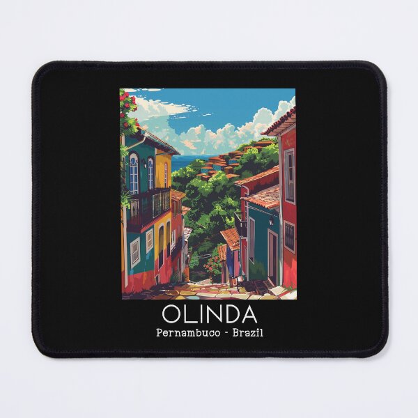 Item preview, A Vintage Travel Illustration of Olinda - Pernambuco - Brazil  designed and sold by GoodOldVintage.