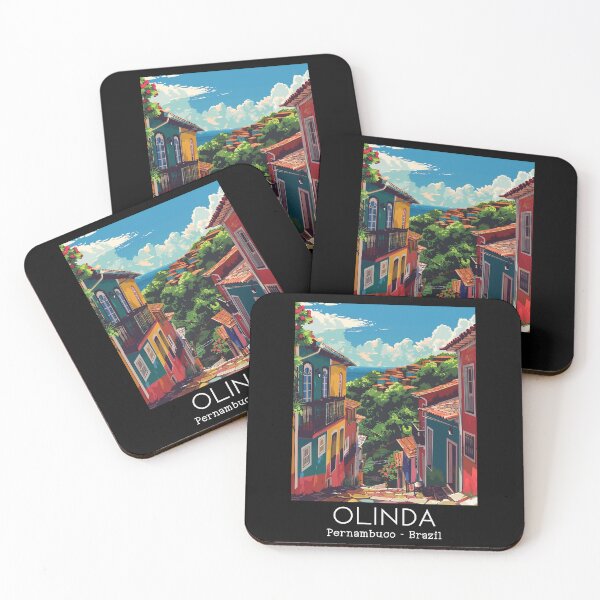 Item preview, A Vintage Travel Illustration of Olinda - Pernambuco - Brazil  designed and sold by GoodOldVintage.