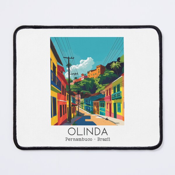 Item preview, A Vintage Travel Illustration of Olinda - Pernambuco - Brazil  designed and sold by GoodOldVintage.