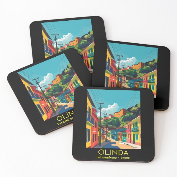 Item preview, A Vintage Travel Illustration of Olinda - Pernambuco - Brazil  designed and sold by GoodOldVintage.