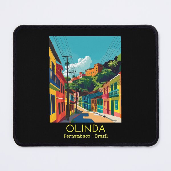 Item preview, A Vintage Travel Illustration of Olinda - Pernambuco - Brazil  designed and sold by GoodOldVintage.