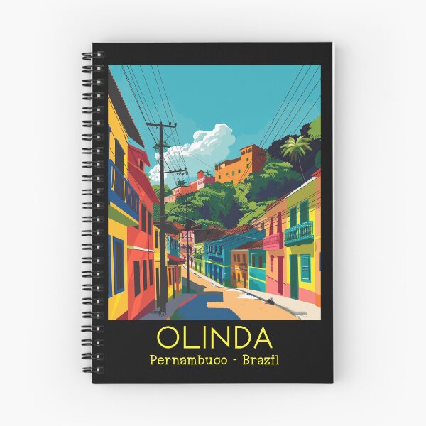 Item preview, A Vintage Travel Illustration of Olinda - Pernambuco - Brazil  designed and sold by GoodOldVintage.