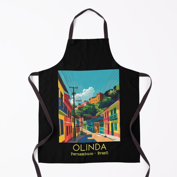 Item preview, A Vintage Travel Illustration of Olinda - Pernambuco - Brazil designed and sold by GoodOldVintage.