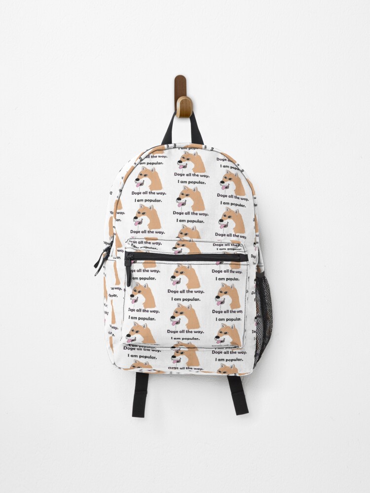Thumbnail 1 of 3, Backpack, Cryptocurrency Dog designed and sold by youngkim08.