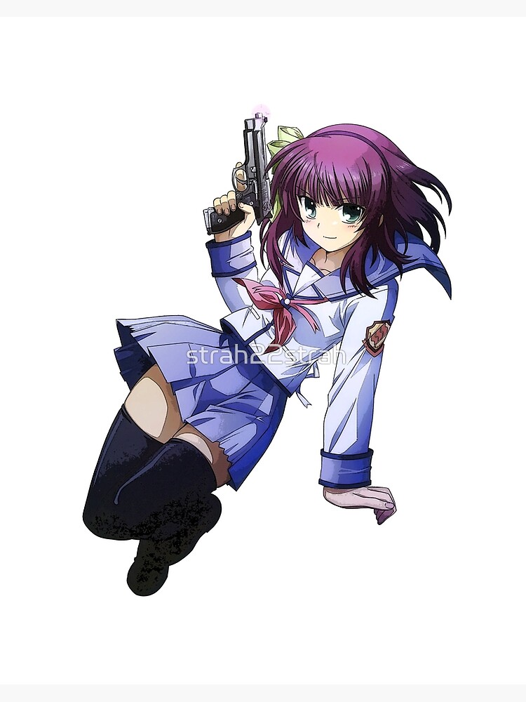 エンジェルビーツ Angel Beats Art Board Print By Strah22strah Redbubble