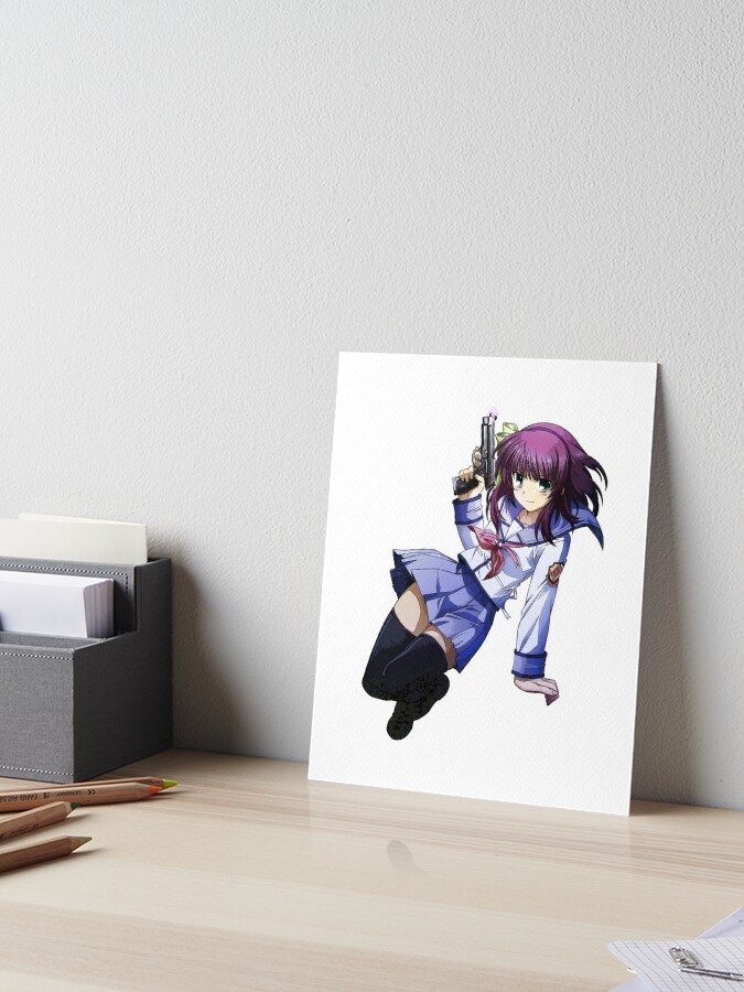 エンジェルビーツ Angel Beats Art Board Print By Strah22strah Redbubble