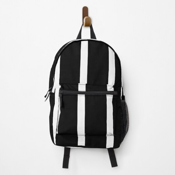 Item preview, Vertical wide and thick stripe fashion white and black color monocromatic designed and sold by Carlos Gudino.