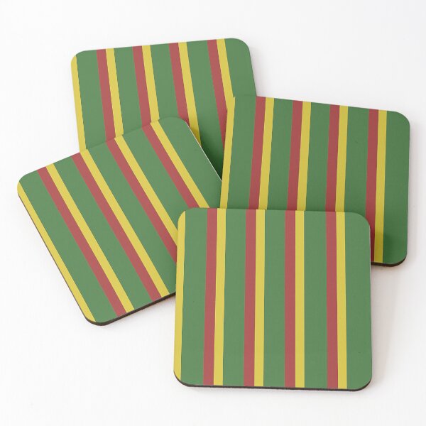 Item preview, vertical wide and thick stripe fashion greee, yellow and red designed and sold by Carlos Gudino.