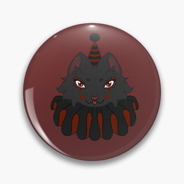 Item preview, Clown Cat (Black) designed and sold by Junebugbuggy.