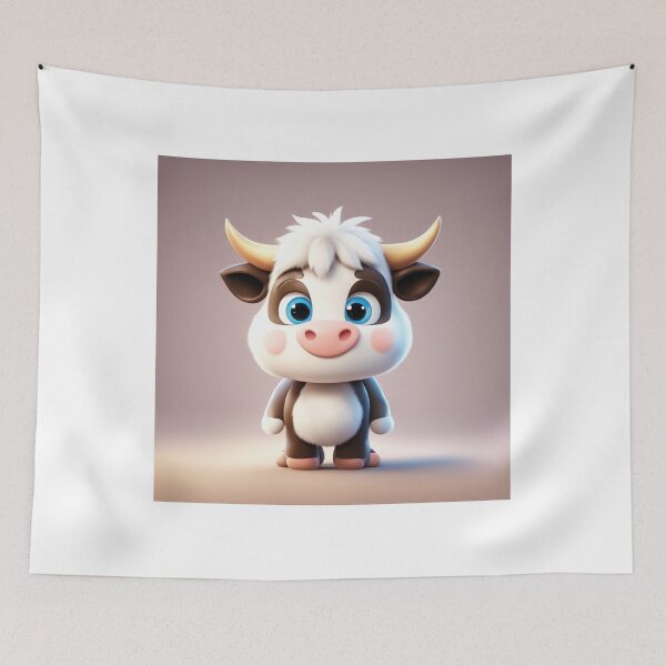 Item preview, Cute Cow Gaming Cartoon Vector Icon Illustration designed and sold by hjian8219.