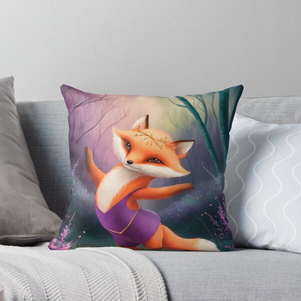 Item preview, Whimsical Fox. Fantasy cute fox, magical forest, enchanting woodland, vintage fox designed and sold by FoxVibes.