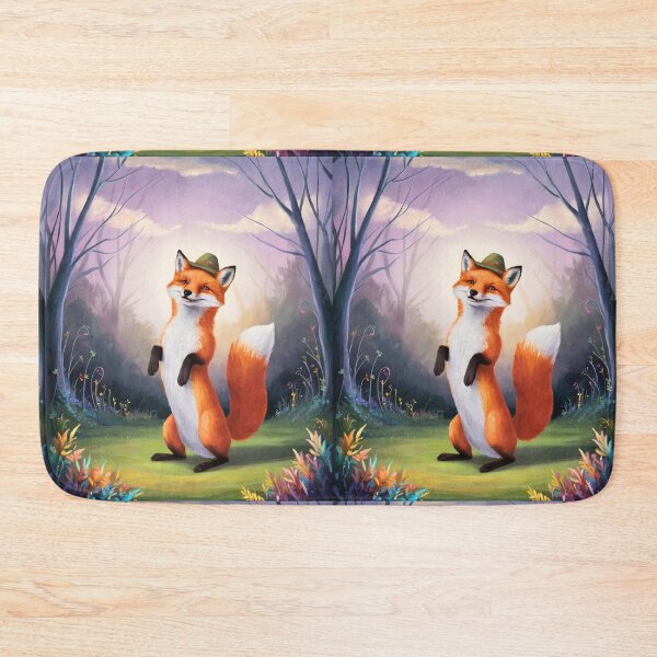 Item preview, Whimsical Fox. Fantasy cute fox, magical forest, enchanting woodland, vintage fox designed and sold by FoxVibes.