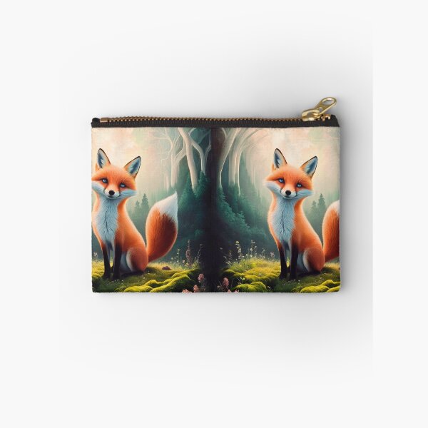 Item preview, Whimsical Fox. Fantasy cute fox, magical forest, enchanting woodland, vintage fox designed and sold by FoxVibes.