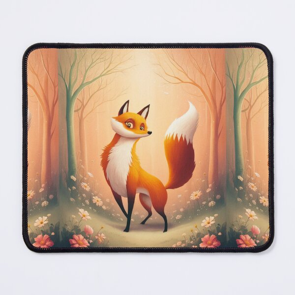 Item preview, Whimsical Fox. Fantasy cute fox, magical forest, enchanting woodland, vintage fox designed and sold by FoxVibes.