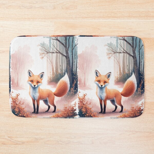 Item preview, Whimsical Fox. Fantasy cute fox, magical forest, enchanting woodland, vintage fox designed and sold by FoxVibes.